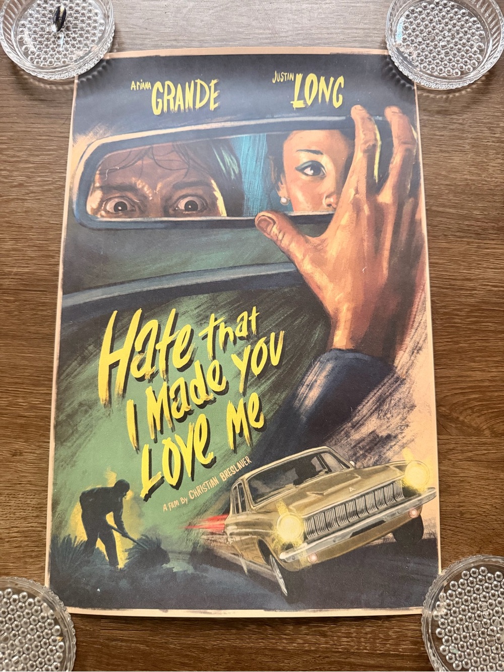 Ariana Grande Hate That I Made You Love Me Promo Mini Poster - Justin Long
